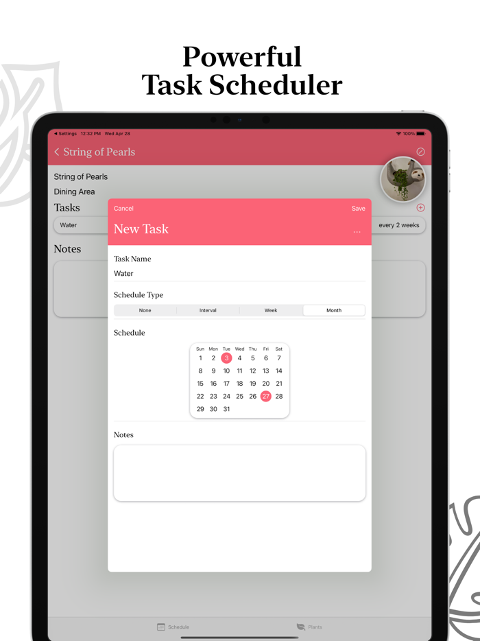 Plantir - Plant Reminders