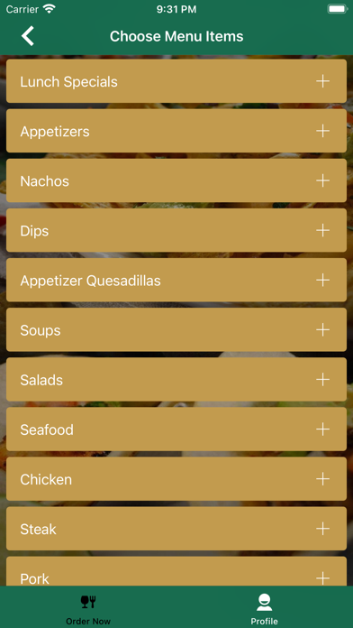 Mex Restaurant Screenshot