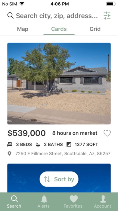 Arizona Home Search Screenshot