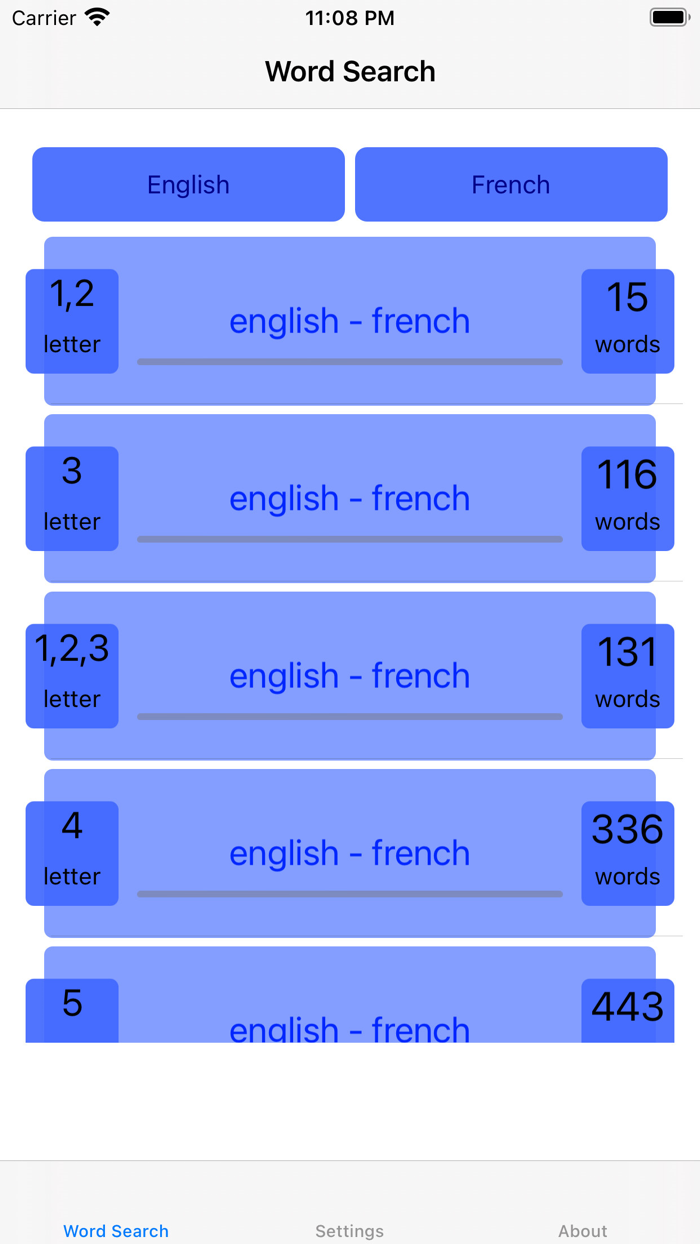 WordSearch Multi Language