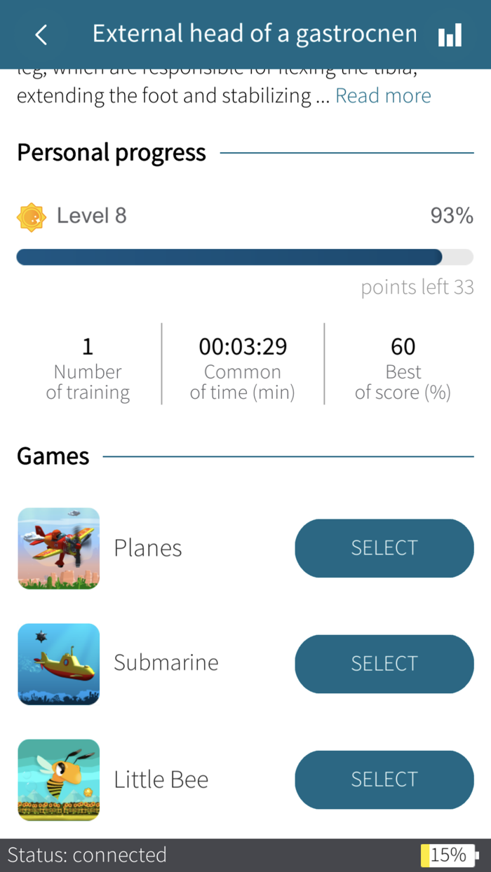 Callibri Biofeedback