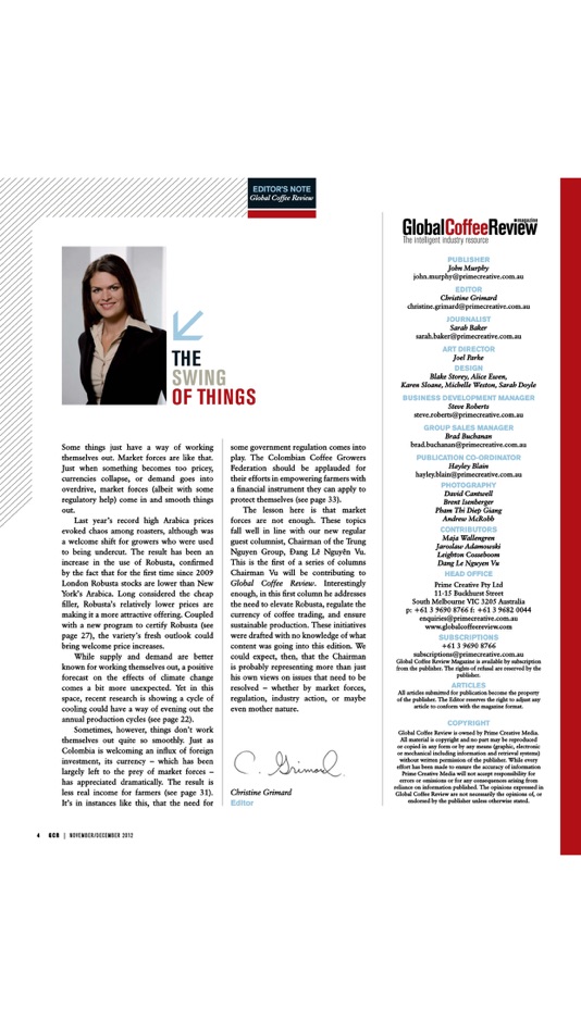 #6. Global Coffee Report Magazine (iOS) 게시자: MEDIA BLENDER PTY LTD