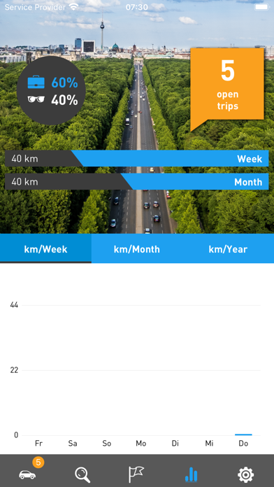 AutoLogg - Fahrtenbuch App Screenshot