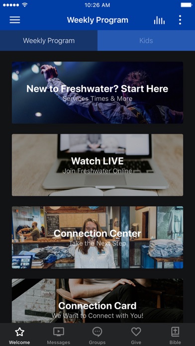 Freshwater Community Church Screenshot