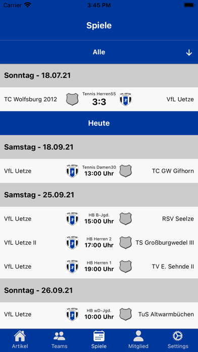 Screenshot #3 pour VfL Uetze