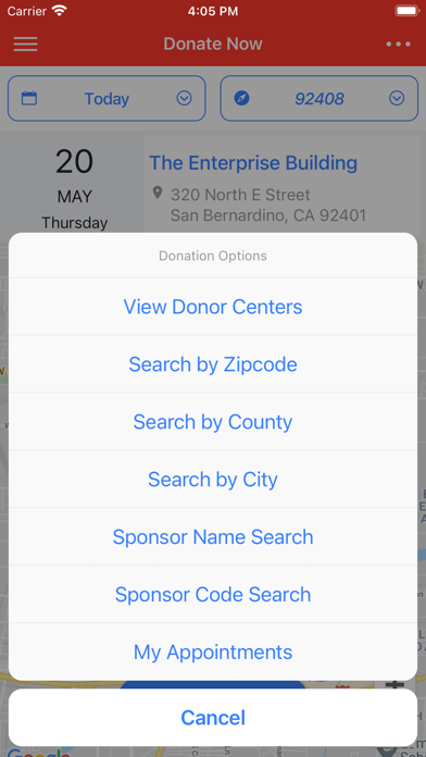LifeStream Blood Bank Screenshot