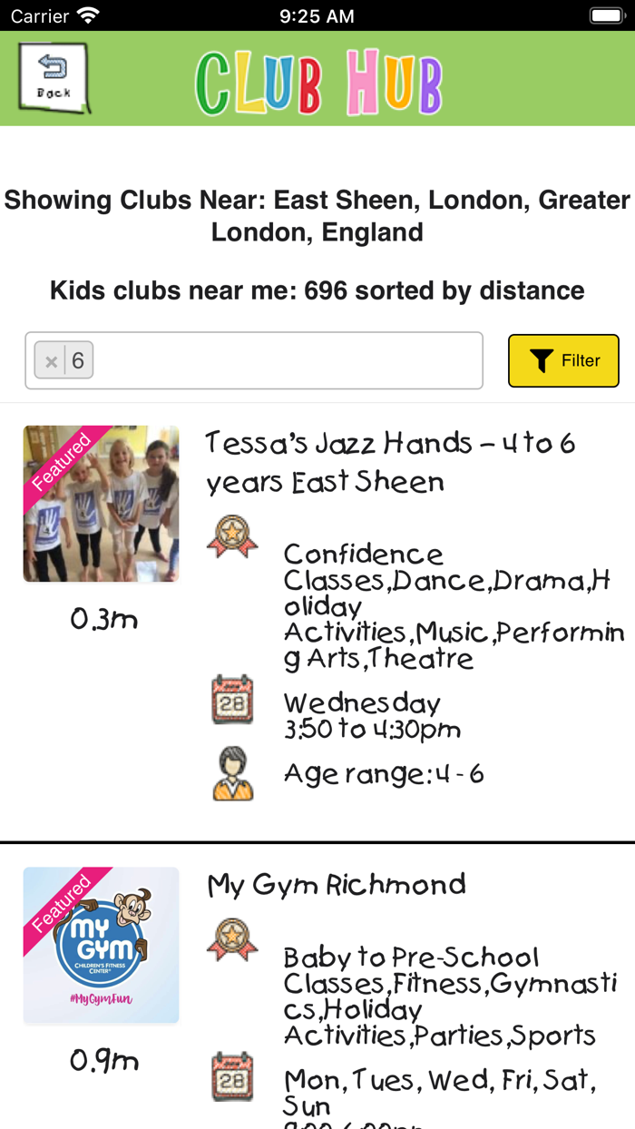 Club Hub UK - Kids Activities