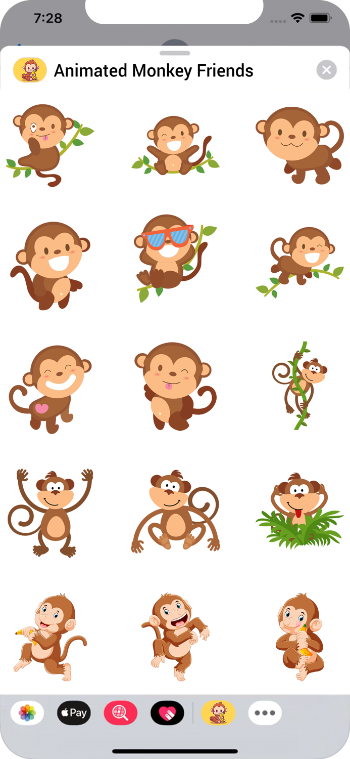 Animated Monkey Friends