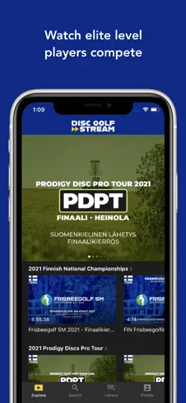 Game screenshot Disc Golf Stream apk