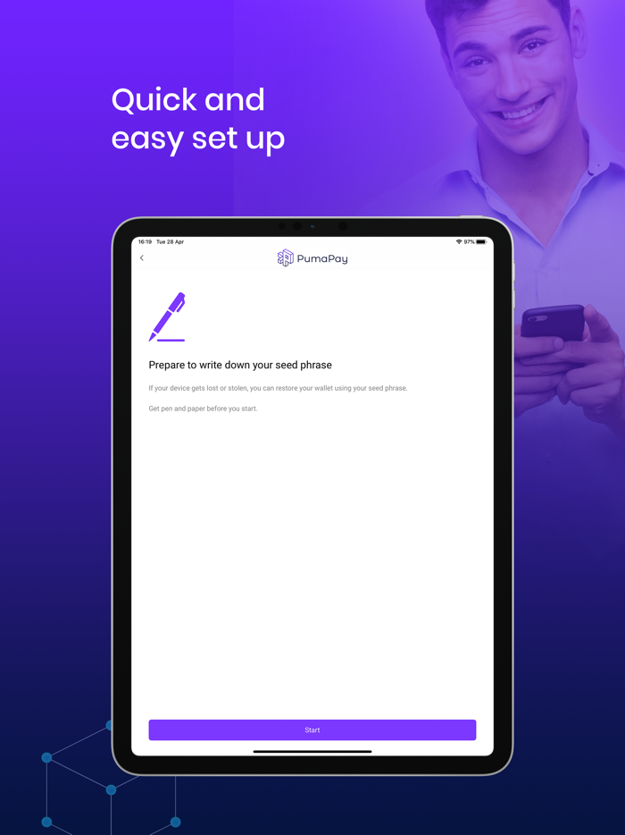 PumaPay Secure bitcoin wallet