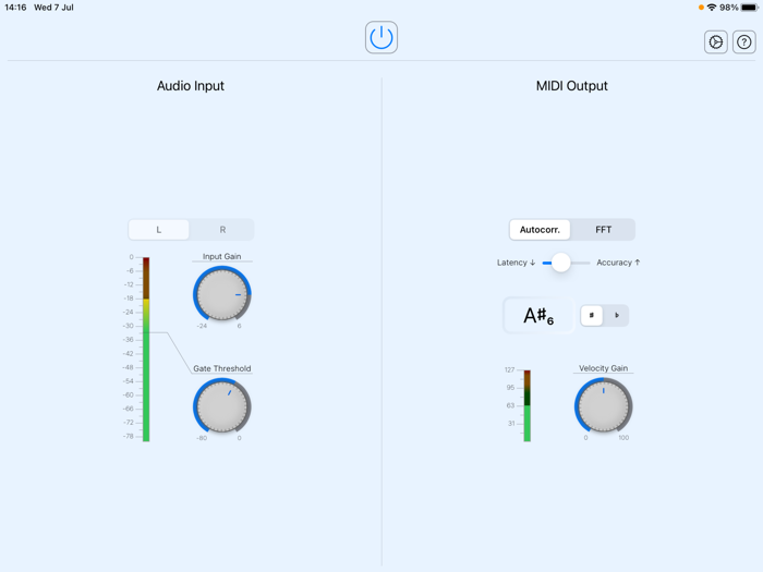 A2M real-time Audio to MIDI
