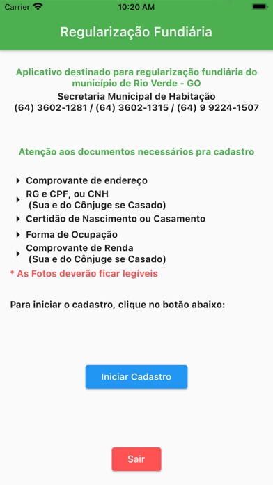 Rio Verde Habitação Screenshot