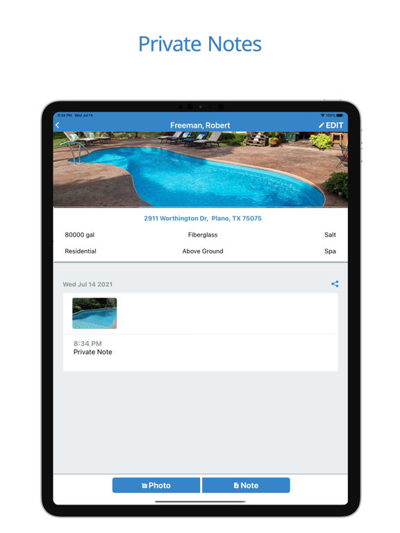 Pro Series Pool & Spa iPad screenshot 9 - Utilities app