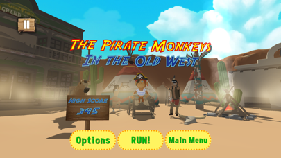 Pirate Monkey Run! 2 Screenshot