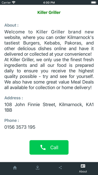 Killer Griller Kilmarnock Screenshot