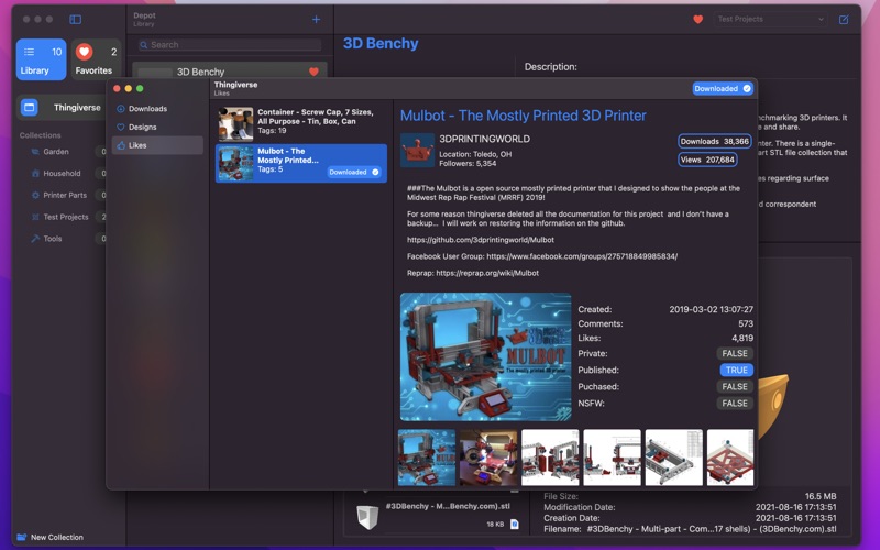 Screenshot #2 pour Depot - 3D Model Library