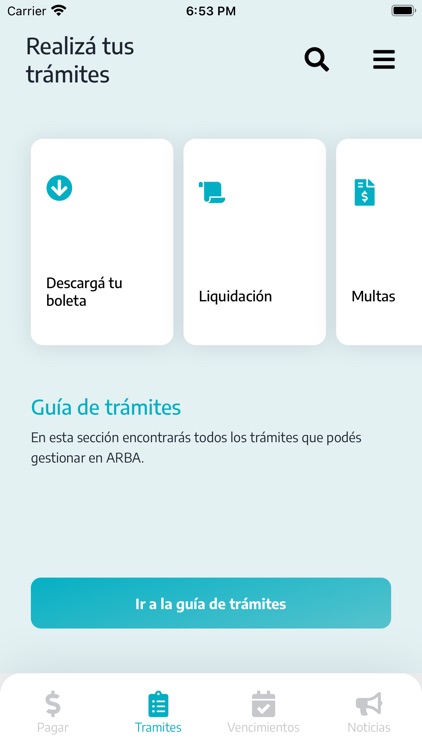 Arba móvil screenshot-3