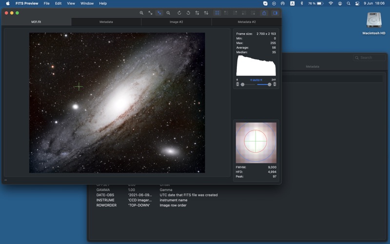 Screenshot #3 pour FITS Preview