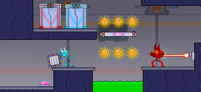 Fire and Water Stickman 2