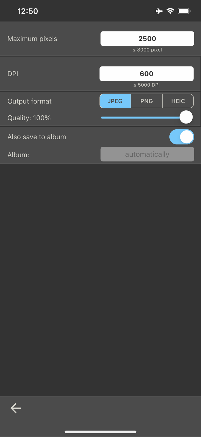 PDF to Image - JPG PNG HEIC