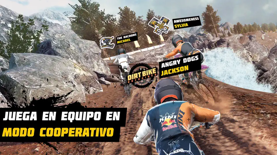 Captura de pantalla de Dirt Bike Unchained en iPhone 8