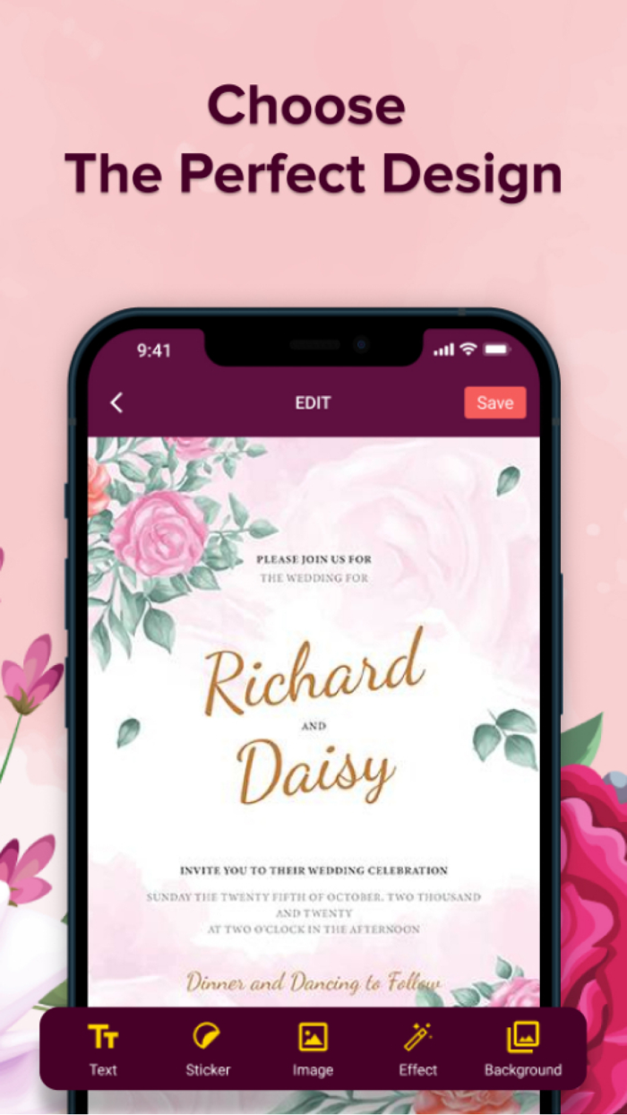 Wedding Card Maker - Editor