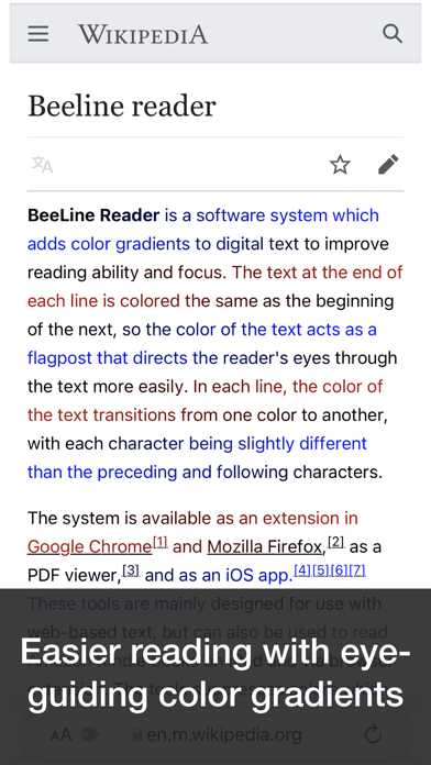 BeeLine Extension Screenshot