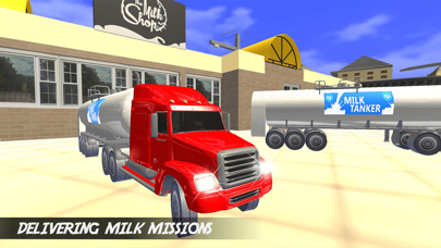 Milk Transport Dairy Van 3D Screenshot