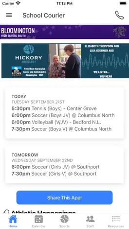 Game screenshot Bloomington South Athletics apk
