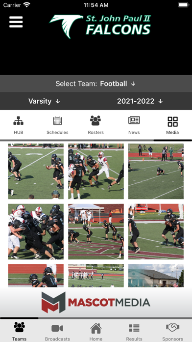 St. John Paul II Athletics Screenshot