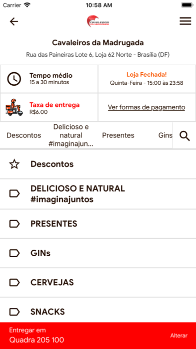 Cavaleiros da Madrugada App Screenshot