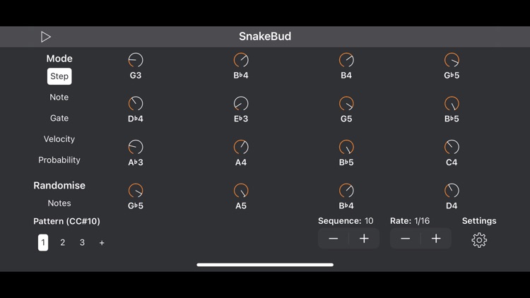 SnakeBud - AUv3 MIDI Sequencer