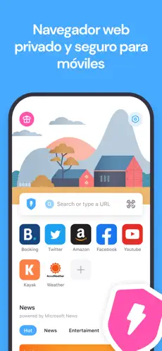 Imágen 1 Aloha Browser privado VPN iphone