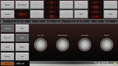 2XB303 Bass Sequencer EDM-303 Screenshot