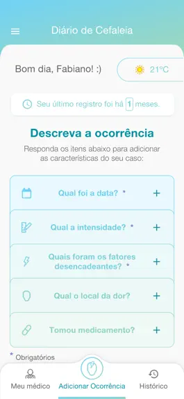 Game screenshot Diário Cefaleia mod apk