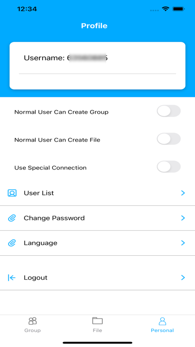 Screenshot #3 pour Group Chat Lite