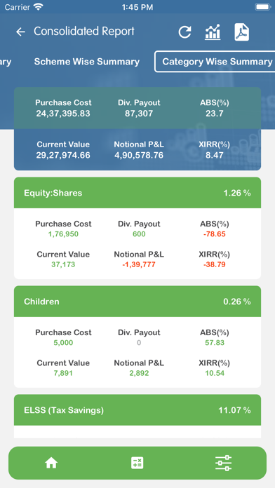 VCare Investment Screenshot