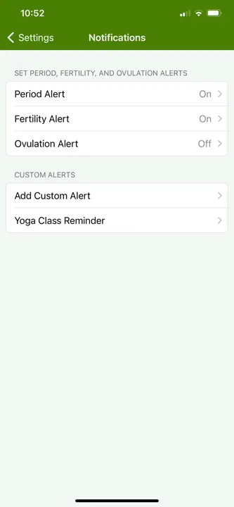Period Tracker by GP Apps: Screenshot 8 von 10