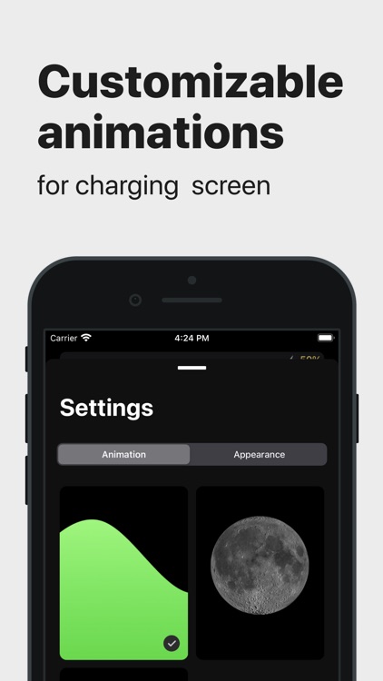 Charging Animation Play: Show