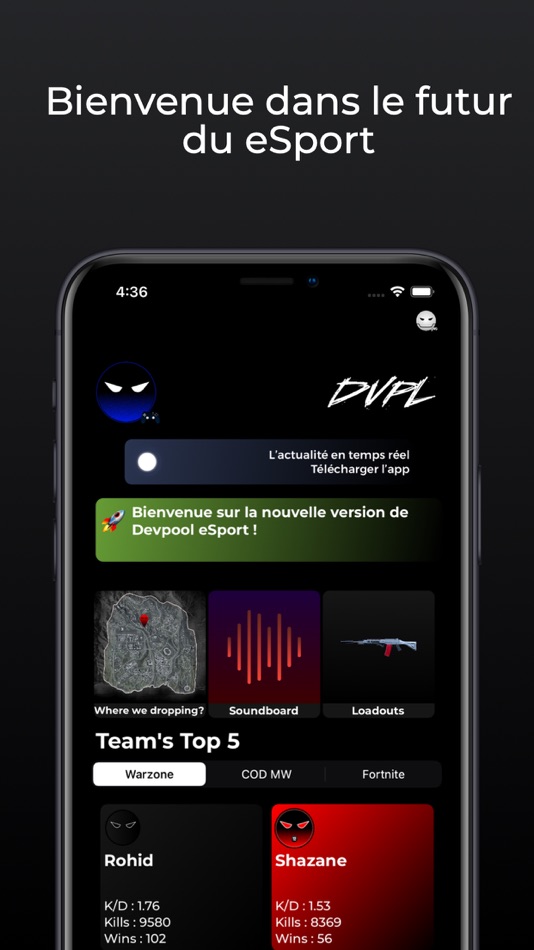 #1. Devpool eSport (iOS) 由: Devpool