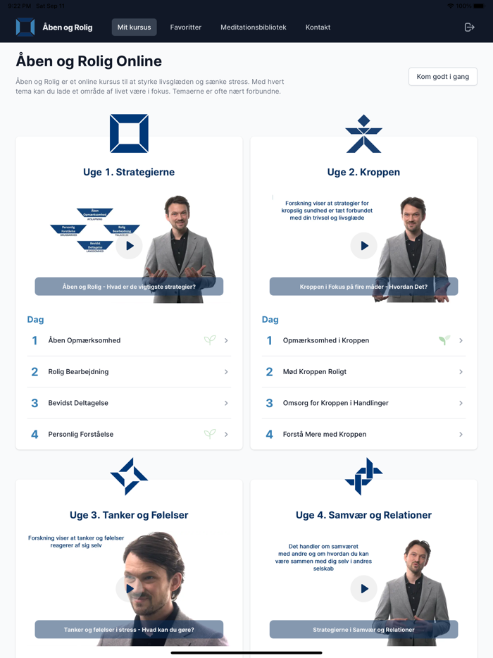 Åben og Rolig Kursus
