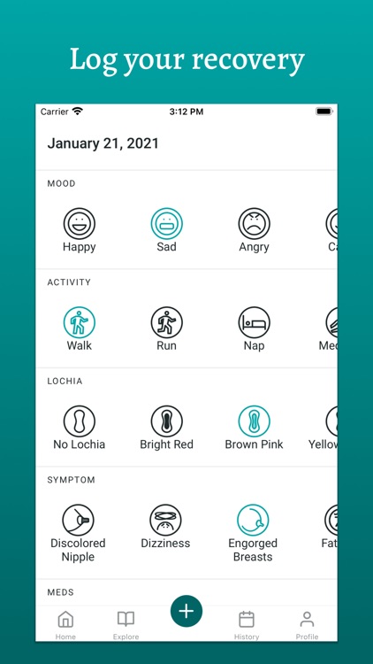MamaMend Postpartum Tracker screenshot-4
