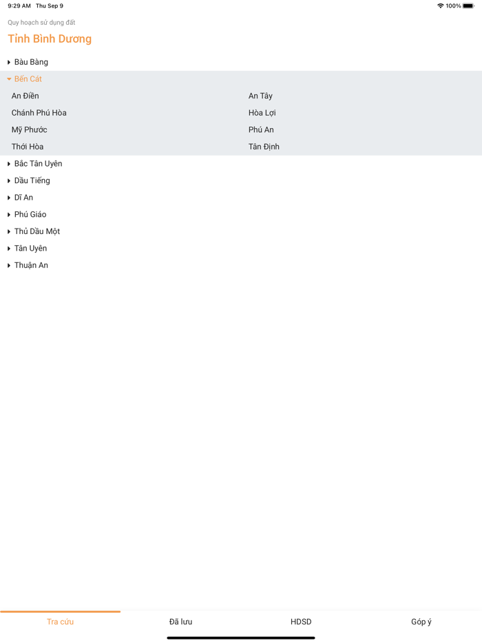 Quy hoạch Bình Dương