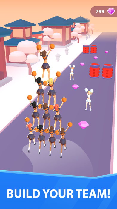 Screenshot #2 pour Cheerleader Run 3D