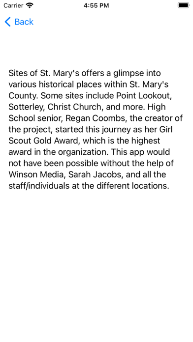 Sites of St. Mary's Screenshot