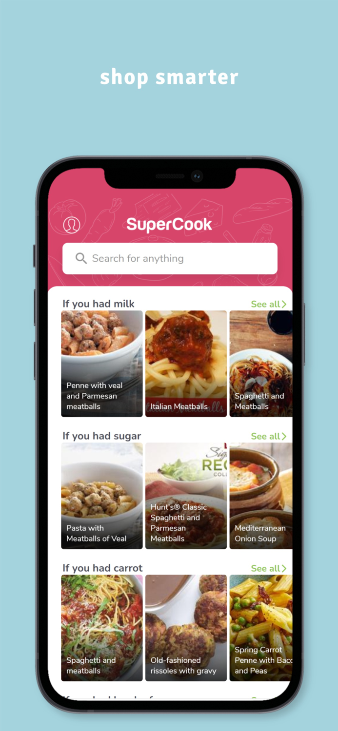 SuperCook Recipe By Ingredient