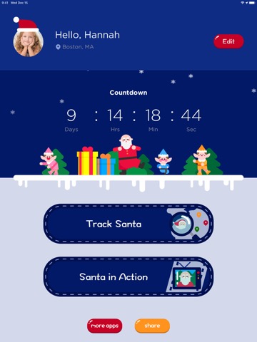 Santa Tracker - Track Santaのおすすめ画像1