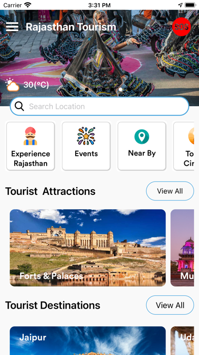 Rajasthan Tourism Official Screenshot