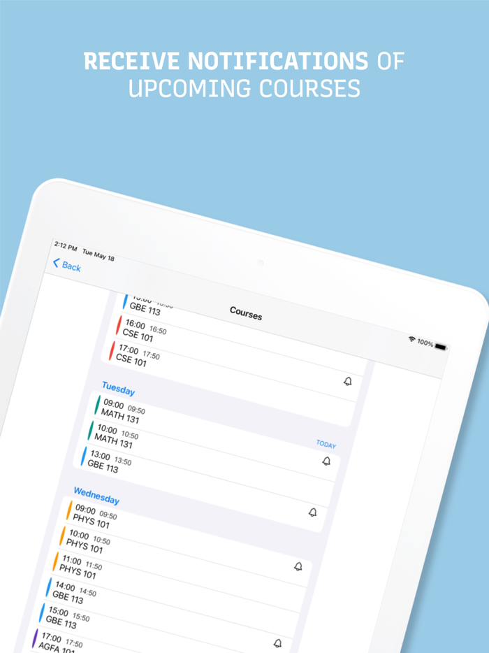 Class Hours - Timetable