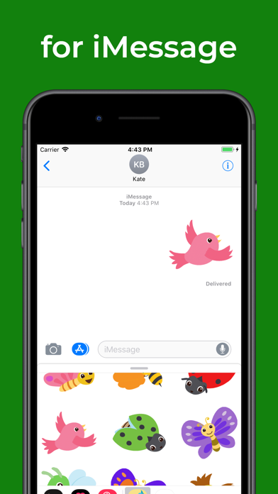Animals birds stickers & emojiのおすすめ画像3